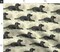 Black Lab Wildflowers Landscape Labrador Retriever Dog Cream Custom Printed Fabric by Spoonflower Various Fabrics by the Yard or Fat Quarter